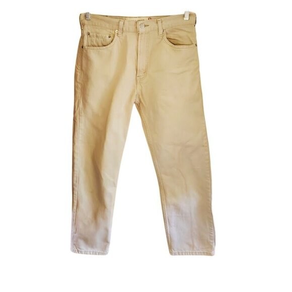Levi’s 505 Regular Fit Jeans W34 L30 Rare Beige/Tan Wash Straight Leg Cotton